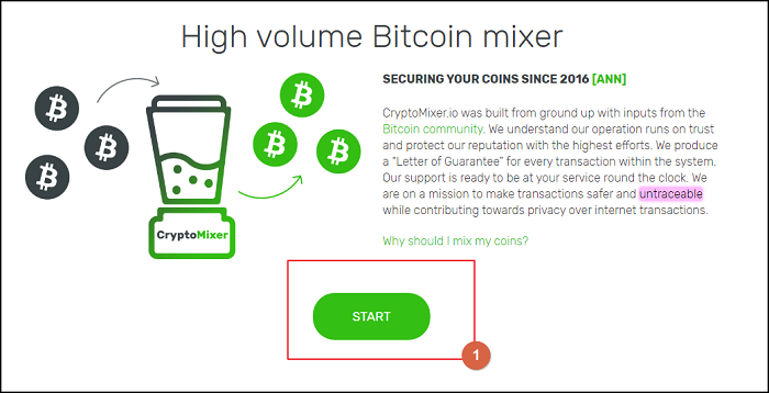 CryptoMixer Bitcoin Mixer